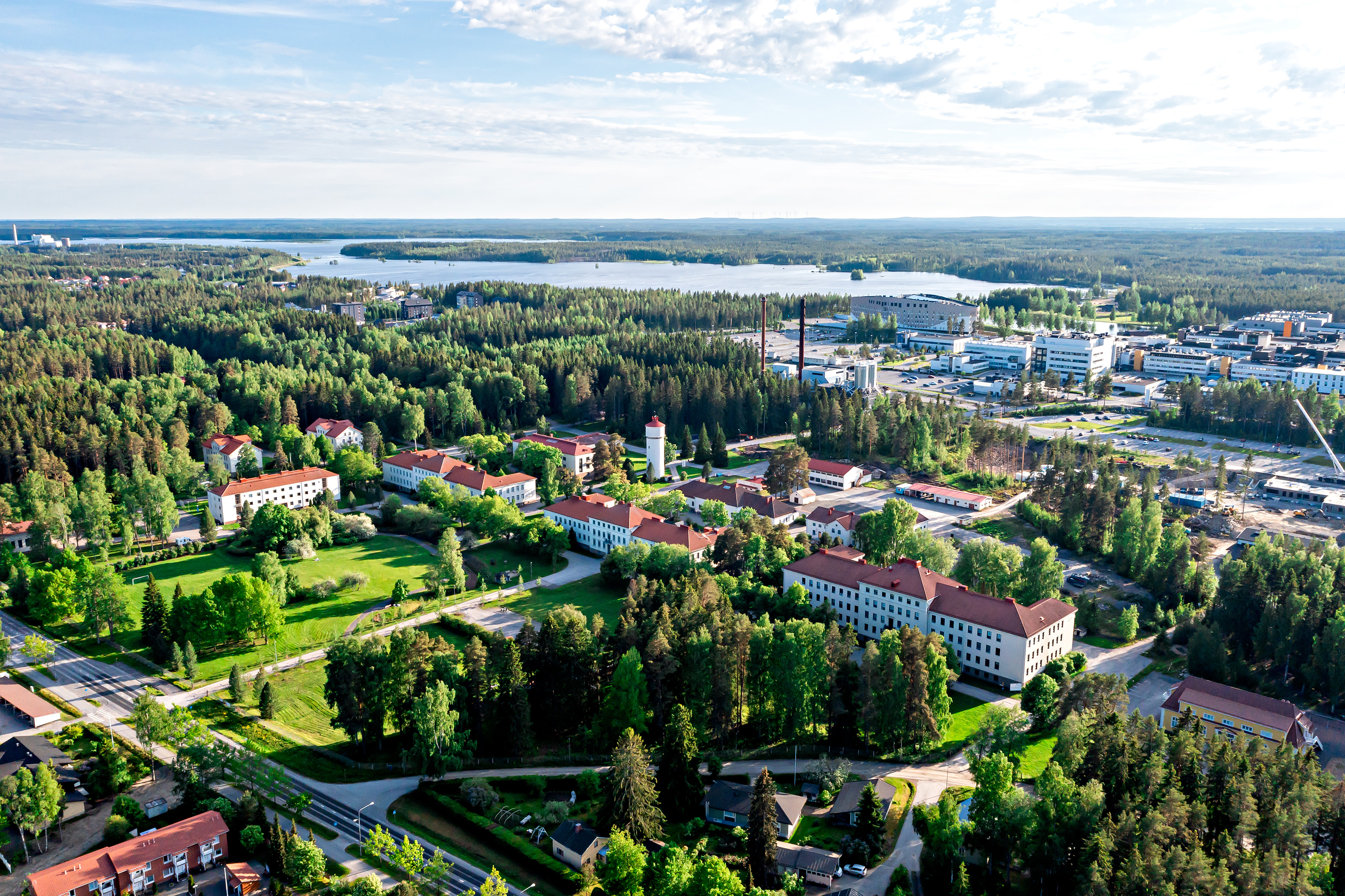 Piirin alueesta otettu ilmakuva.