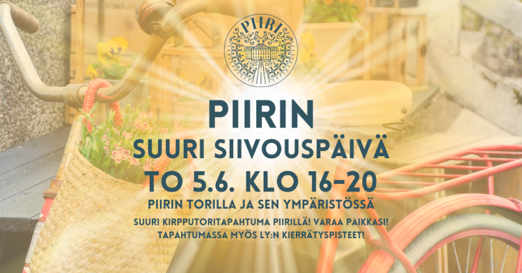 Piirin suuri siivouspäivä Piirin suuri siivouspäivä mainos
