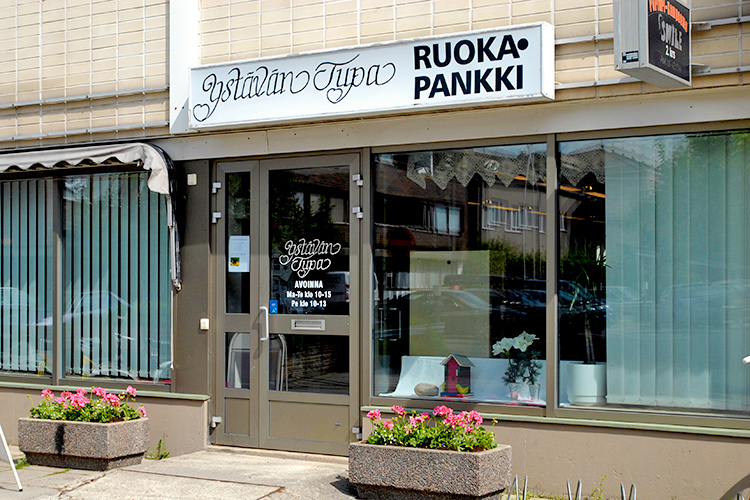 Ruokapankin etuovi. 